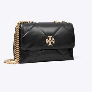 Tory Burch SMALL KIRA DIAMOND QUILT PAVÉ SHOULDER BAG